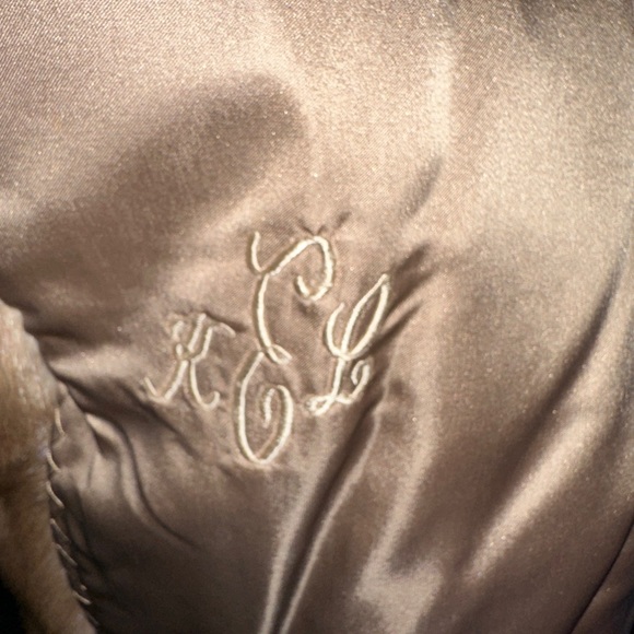 L.S. Ayres & Co Of Indiana Vintage Blonde Tan Mink Coat M/L - Picture 7 of 10